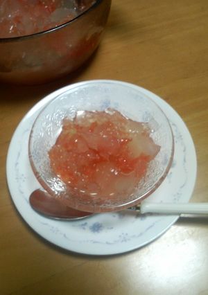 グレープフルーツゼリー(粉寒天)-レシピのメイン写真
