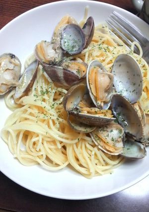ちゃちゃっとあさりの和風スープスパ-レシピのメイン写真