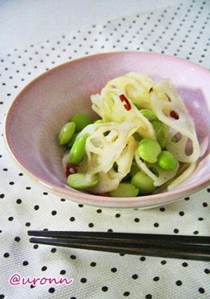 枝豆入り 酢れんこん ♪-レシピのメイン写真