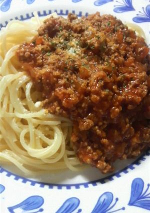 すぐできる☆ミートスパゲッティ!-レシピのメイン写真