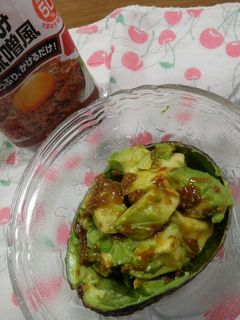 アボカドの肉味噌和え【具のソース】⑤-レシピのメイン写真