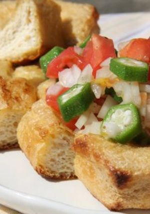 さっぱり野菜の栃尾の油揚げステ-キ-レシピのメイン写真