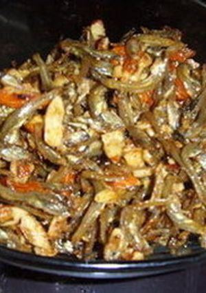 【韓国風】 小魚とナッツの甘辛炒め-レシピのメイン写真