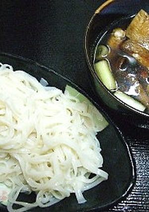 きのこと鶏の付け汁そばorうどん-レシピのメイン写真