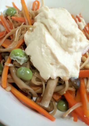 豆腐マヨ＆きのこたっぷり枝豆彩りサラダ-レシピのメイン写真