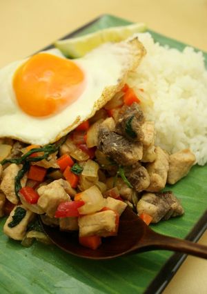 カジキを使って★お魚のガパオ飯！-レシピのメイン写真