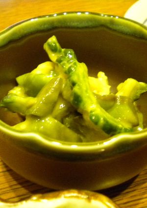 ゴーヤと茄子のからし酢味噌和え-レシピのメイン写真