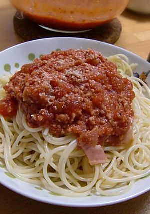 10分弱？レンジで簡単ミートソース-レシピのメイン写真