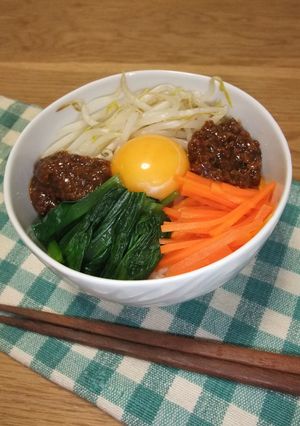 かけるだけで♪ビビンバ丼風☆-レシピのメイン写真