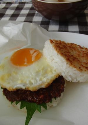 肉味噌ライスバーガー-レシピのメイン写真