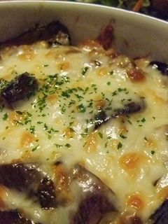 茄子チーズ焼き・肉味噌風-レシピのメイン写真