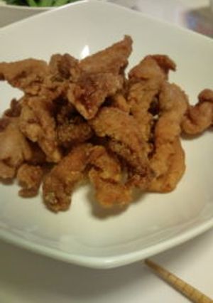 豚こま肉のカリカリ竜田揚げ♪大根おろし-レシピのメイン写真