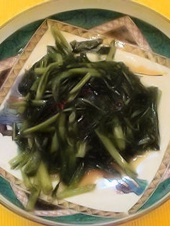 空芯菜とニラの炒め物☆簡単安い編☆-レシピのメイン写真
