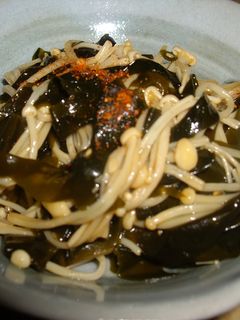 レンジで簡単☆エノキとわかめの酢の物-レシピのメイン写真