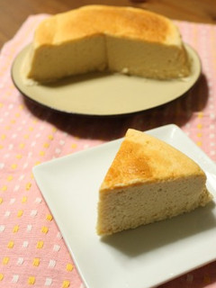 しゅわっとスフレチーズケーキ-レシピのメイン写真