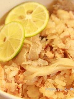 鮭とまいたけのご飯-レシピのメイン写真