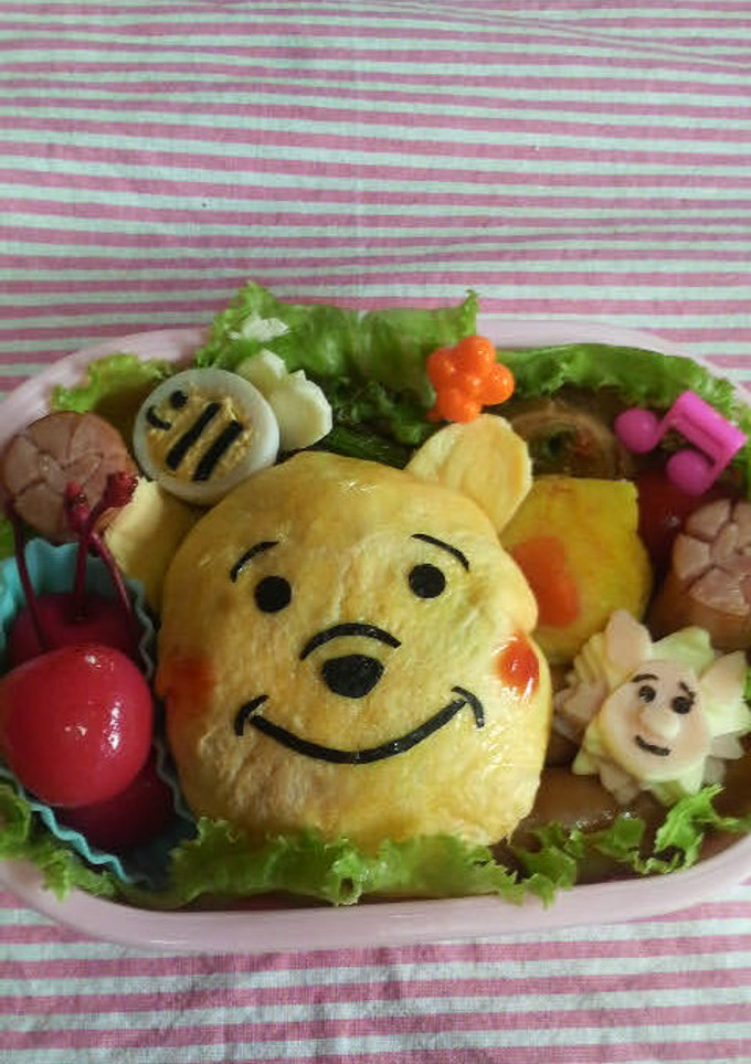 ﾌﾟｰさんｷｬﾗ弁 ﾋﾟｸﾞﾚｯﾄ付き-レシピのメイン写真