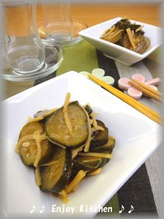 ご飯に合う❤きゅうりとショウガの甘酢漬け-レシピのメイン写真