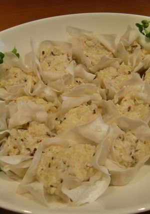 簡単、ヘルシー豆腐シュウマイ-レシピのメイン写真