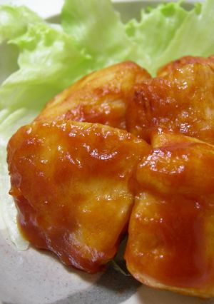 鶏のケチャップ絡め！ピリリと美味しいよ♪-レシピのメイン写真