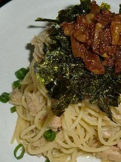 ツナとおろしのゴマぽんパスタ-レシピのメイン写真