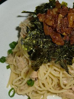 ツナとおろしのゴマぽんパスタ-レシピのメイン写真