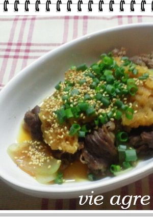 ダンナさんイチおし!牛肉おろしソースがけ-レシピのメイン写真