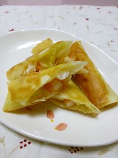 春巻きの皮でおつまみ♪えび&チーズ✿-レシピのメイン写真