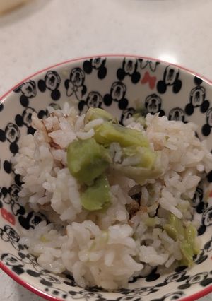 アメリカ・醤油麹入りそら豆ご飯-レシピのメイン写真