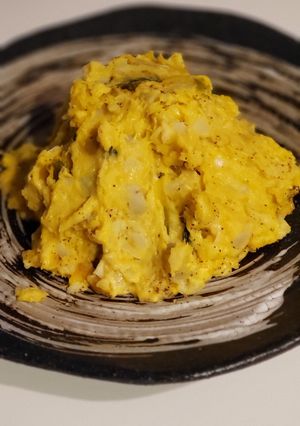 旬のさつま芋&カボチャのチーズ風味サラダ-レシピのメイン写真