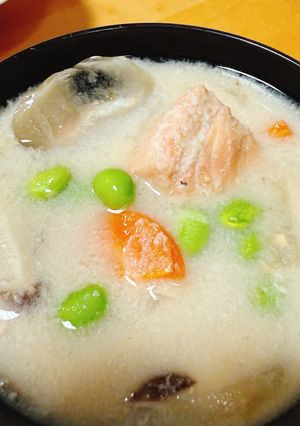 鮭の冷やし粕汁😻-レシピのメイン写真