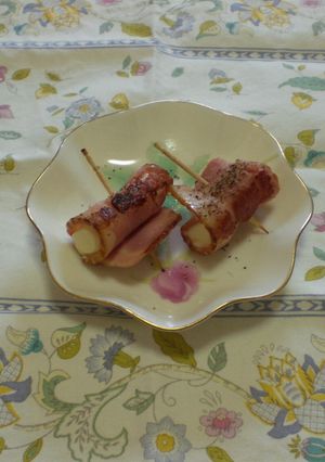 クリームチーズのベーコン巻き-レシピのメイン写真