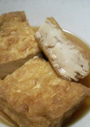 レンジでチン♪　『厚揚げの煮物』-レシピのメイン写真