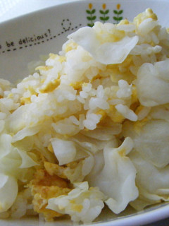やさしい味♡キャベツ炒飯-レシピのメイン写真