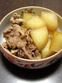 大根と豚肉の煮物-レシピのメイン写真