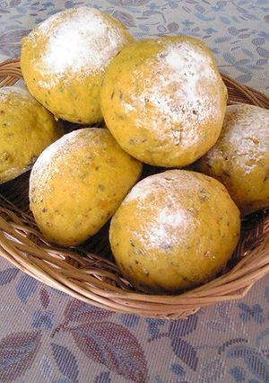 季節限定?小豆と南瓜のパン-レシピのメイン写真