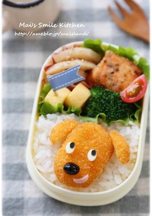 コロッケdeわんちゃん♪キャラ弁-レシピのメイン写真