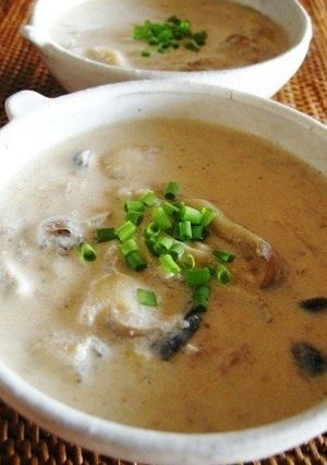 つけ麺にも♪きのこの柚子胡椒風味スープ-レシピのメイン写真