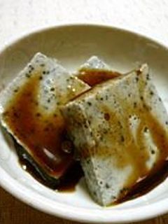 黒ごま豆乳寒天★黒みつがけ-レシピのメイン写真