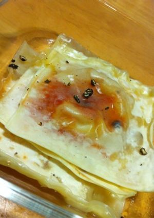 ワンタンでイタリアン？！レンジではやっ-レシピのメイン写真
