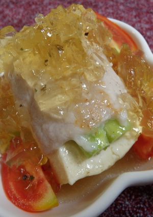 豆腐の肉巻コンソメの黄金彩り-レシピのメイン写真