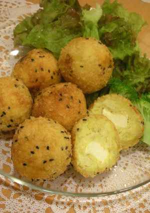 さつま芋のクリームチーズコロッケ-レシピのメイン写真
