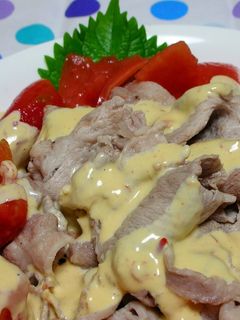 冷しゃぶとトマトのピリ辛ソース-レシピのメイン写真