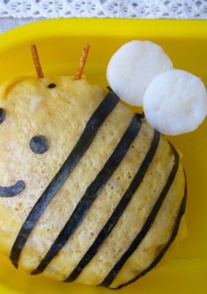 ＊キャラ弁＊ブンブンブンはちがとぶ～♪-レシピのメイン写真