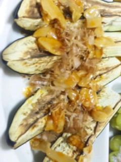 焼き茄子~ラー油をのっけて~-レシピのメイン写真