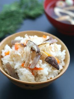 料亭の味!本物の松茸ごはん!!-レシピのメイン写真