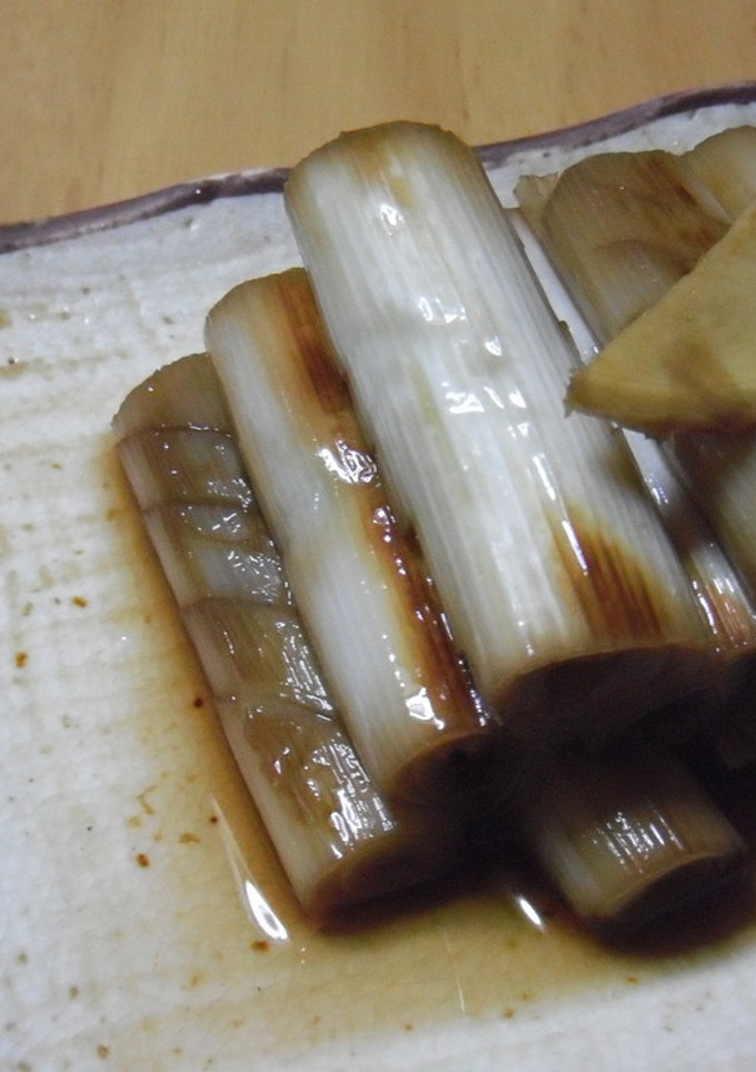冷たい　　焼き長ねぎの南蛮漬け-レシピのメイン写真