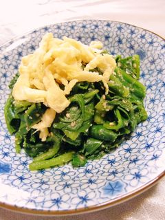 つるむらさきと油揚げのおひたし-レシピのメイン写真