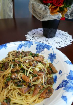 イワシの缶詰で★カルシウムたっぷりパスタ-レシピのメイン写真