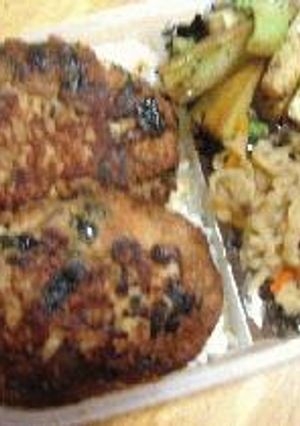 和風照り焼きハンバーグ弁当-レシピのメイン写真